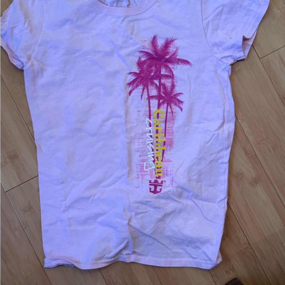 Pink Palm Tree T-Shirt